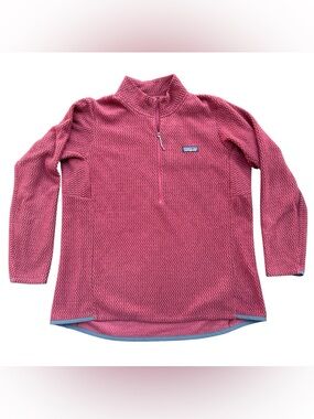 (DISCONTINUED) XXL Patagonia Women's R1 Air Zip-Neck 1/2 Zip Sequoia Red 40250